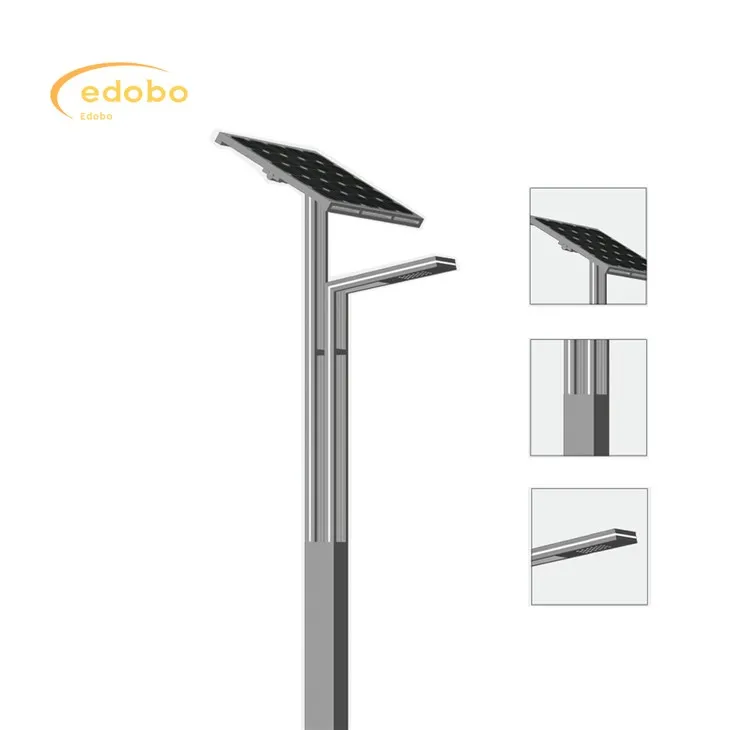 लिथियम बैटरी के साथ एलईडी लाइट 80w/120w सोलर स्ट्रीट लैंप