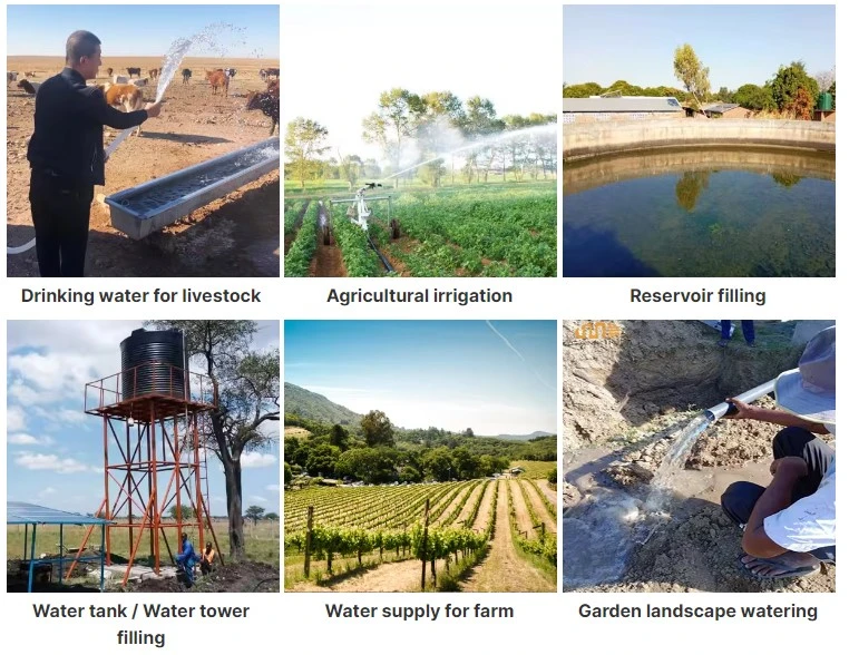 2Hp solar electric water pump