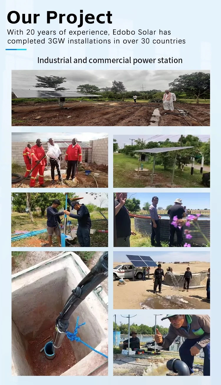 2Hp solar electric water pump